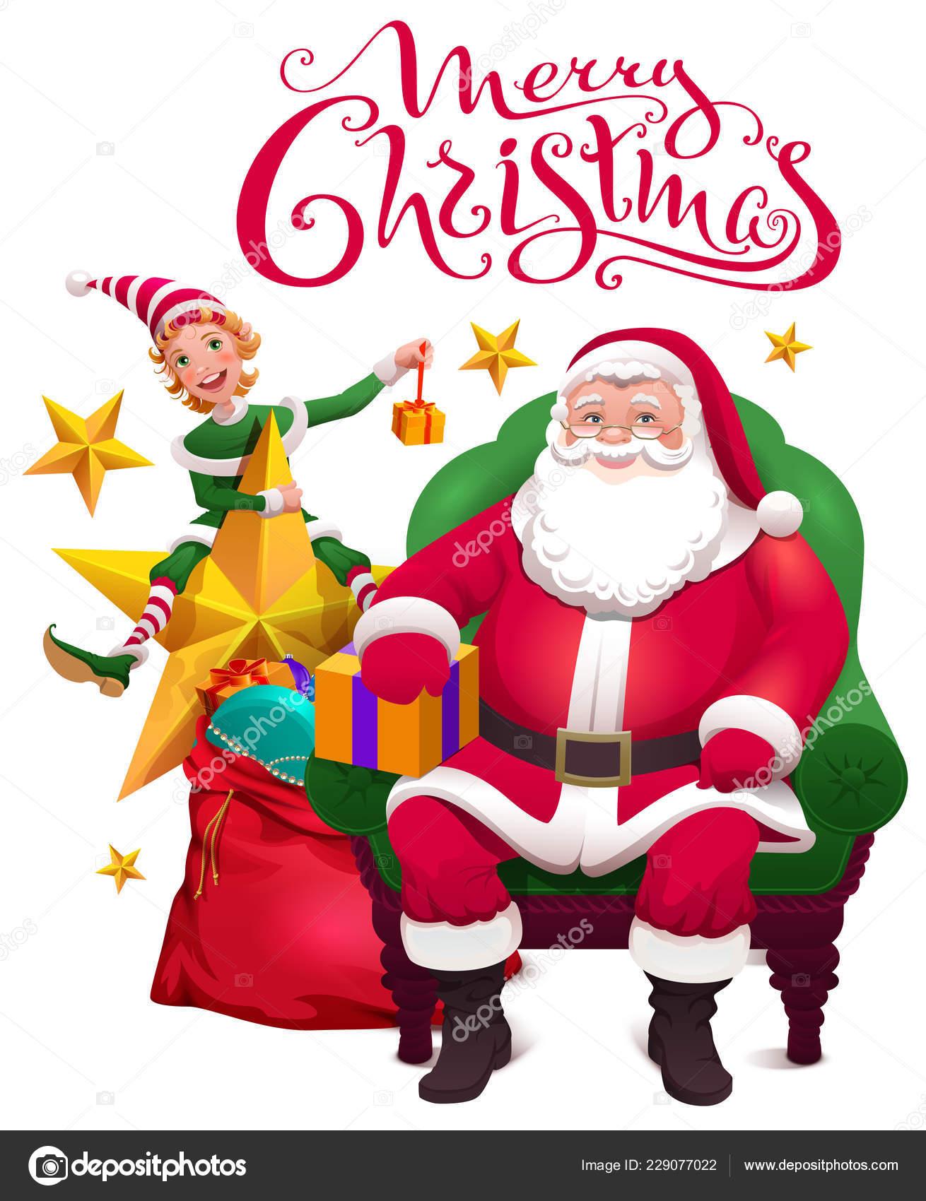santa claus card