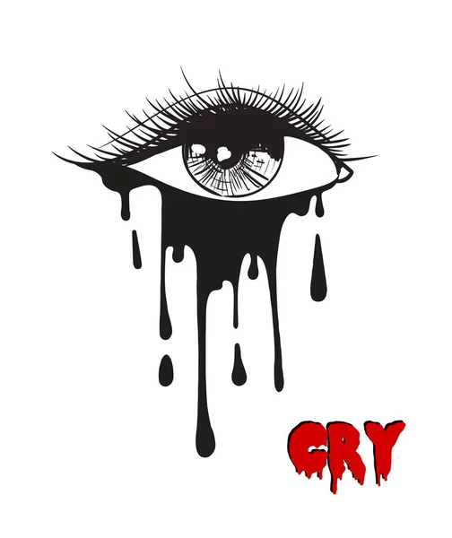 Drawings Of Crying Eyes : Crying Eyes Drawing Images Stock Photos ...