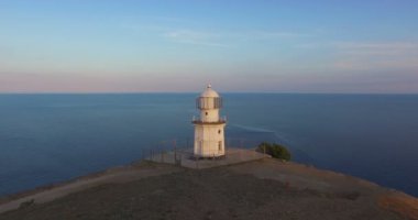 Meganom cape, Crimea deniz feneri.