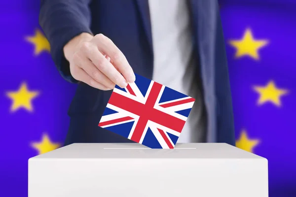 Brexit concept. Voting. — Stock Photo, Image