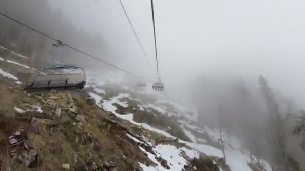 Maneira Cabo Elevação Baixo Para Cima Lapso Tempo — Vídeo de Stock