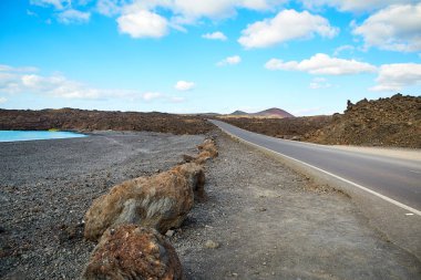 Lanzarote adasının güzel manzara