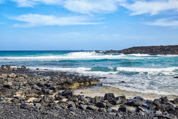 Paisaje de la isla de Lanzarote, Canarias — Foto de Stock