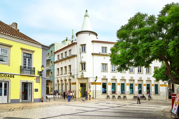 Faro Portugal Oktober 2017 Prachtige Oude Straatmening Van Faro City — Stockfoto