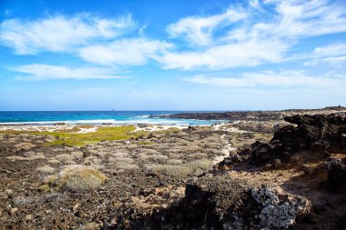 Manzara Lanzarote Adası, Kanarya Adaları, İspanya