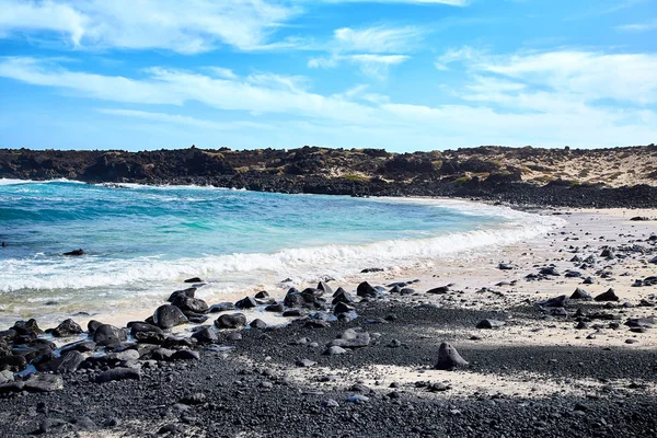 Krajina Ostrově Lanzarote Kanárské Ostrovy Španělsko — Stock fotografie