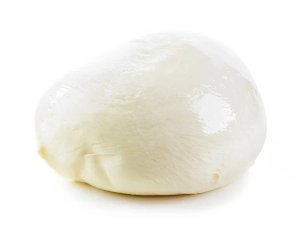 Queso Mozzarella Aislado Sobre Fondo Blanco — Foto de Stock