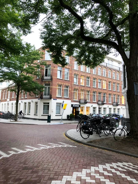 Amsterdam Netherlands September 2018 View Hotel Inner Museum Quartier Old — Stock Photo, Image