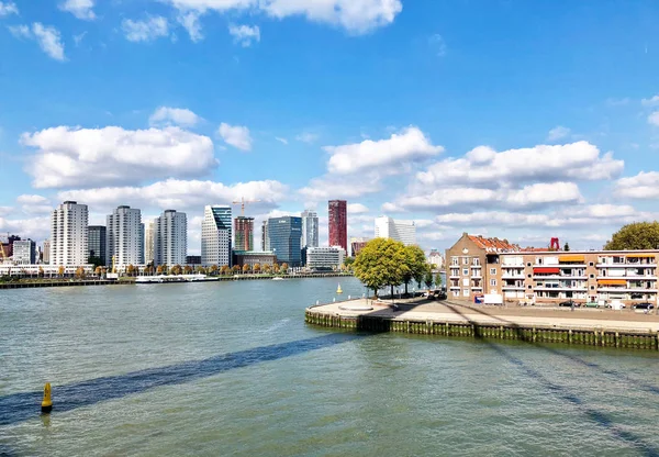 Panoramautsikt över Rotterdam — Stockfoto