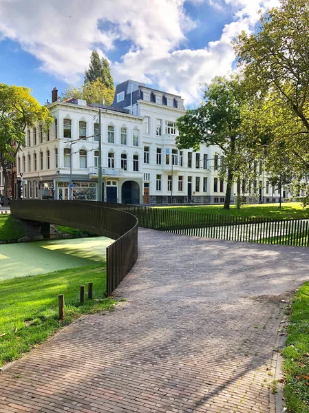 Rotterdam Netherlands September 2018 Bridge City Canal Rotterdam — Stock Photo, Image