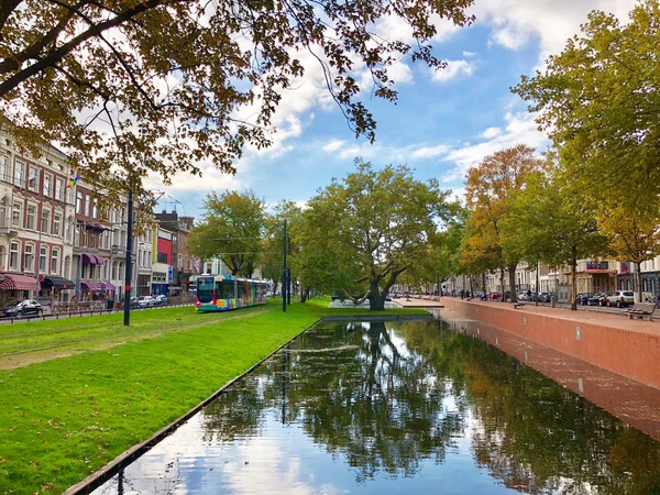 Роттердам Нидерланды Сентября 2018 Года Вид Роттердамский Канал — стоковое фото