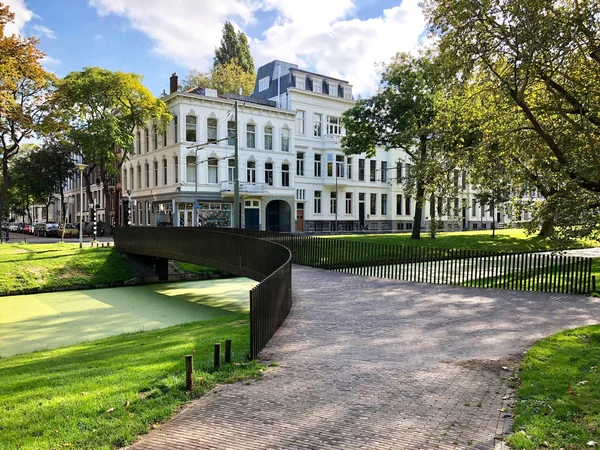 Rotterdam Países Bajos Septiembre 2018 Puente Sobre Canal Ciudad Rotterdam — Foto de Stock