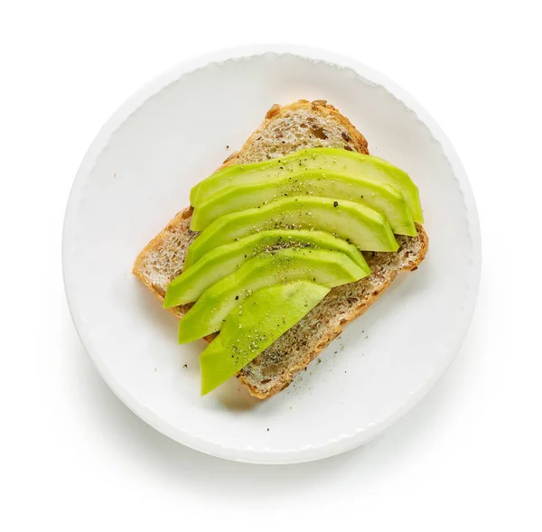 Sándwich con aguacate fresco — Foto de Stock