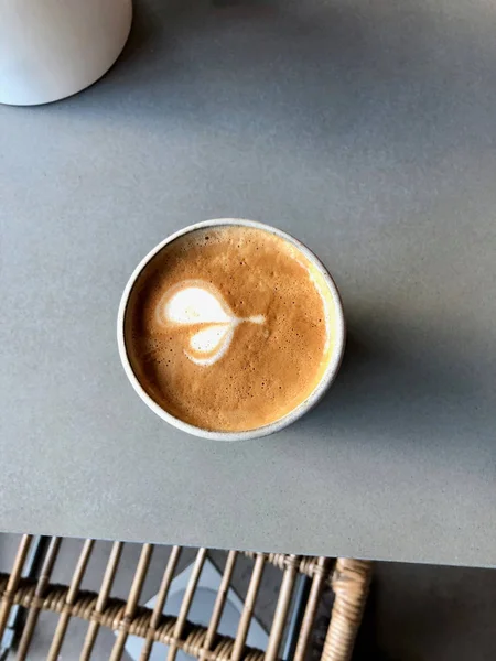 Kopp cappuccino — Stockfoto