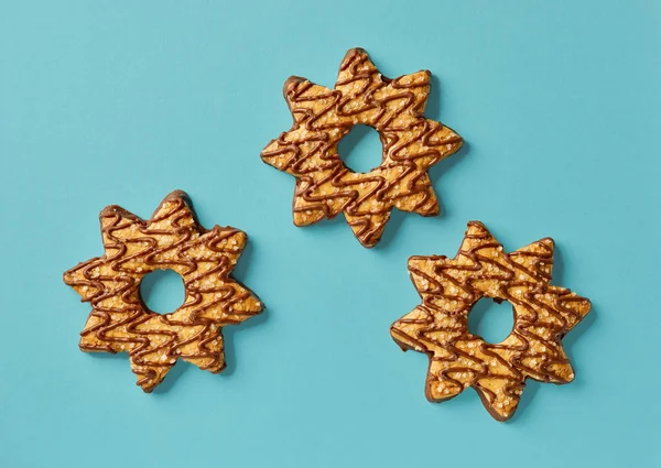 Cookies em forma de estrela — Fotografia de Stock