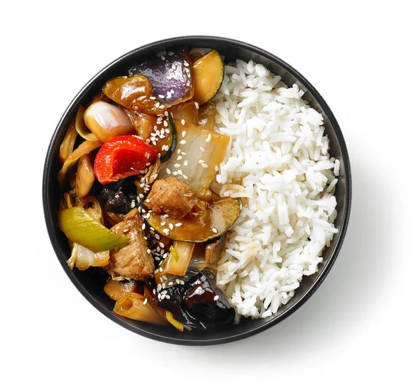 Ciotola di cibo asiatico — Foto Stock