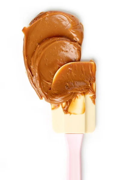 Creme de caramelo derretido — Fotografia de Stock