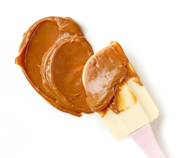 Crema di caramello fuso — Foto Stock