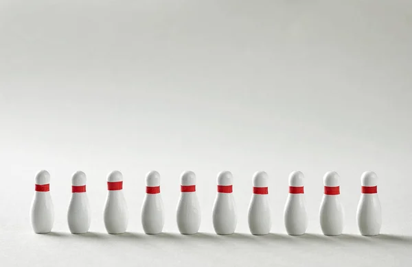 Bowling pin hattı — Stok fotoğraf