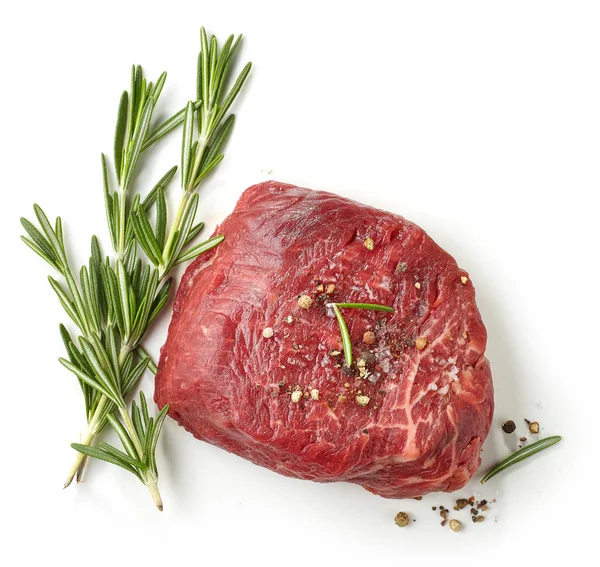 Fresh raw beef fillet steak meat — Stock Photo, Image
