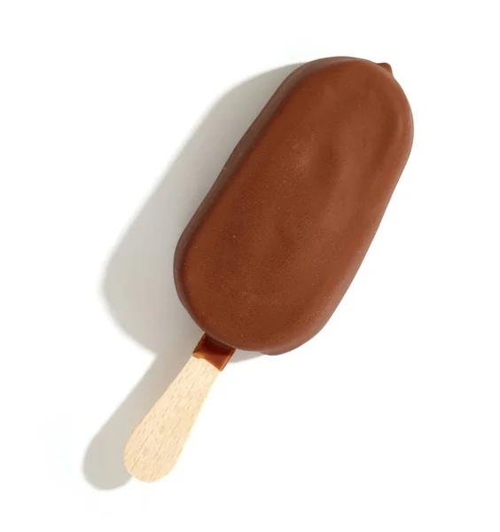 白い背景のアイスクリーム — ストック写真