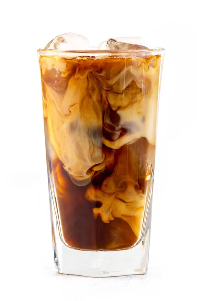 Iced coffee with milk — Stock Photo, Image