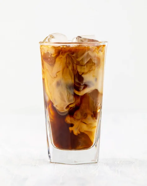 Iced coffee with milk — Stock Photo, Image