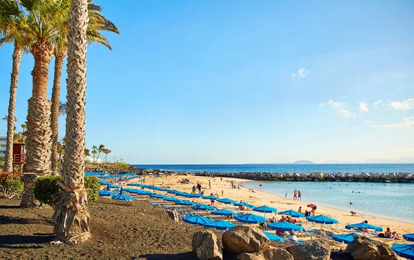 Vista panoramica di Playa Blanca — Foto Stock