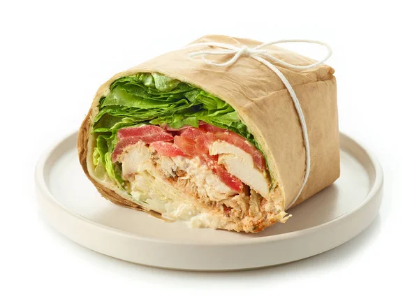 Pollo involucro sandwich — Foto Stock