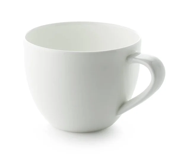 Nieuwe Lege Koffiebeker Geïsoleerd Witte Achtergrond — Stockfoto