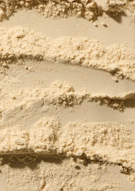 Beyaz protein tozundan yapılmış boş arkaplan