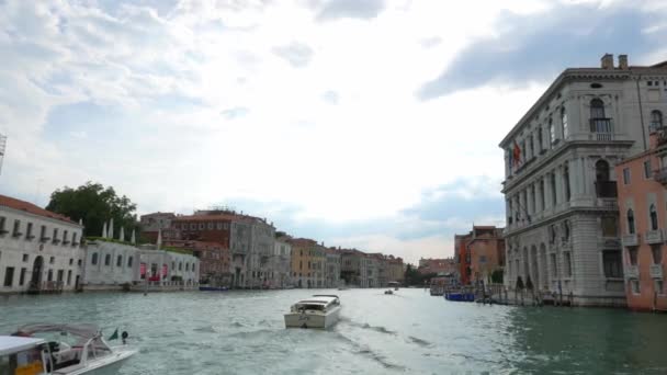 Venezia Italia Circa Luglio 2015 Pov Grand Chanal Tour Venice — Video Stock