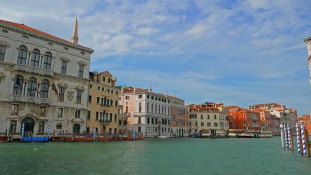 Venice Italy Circa July 2015 Pov Dari Grand Chanal Tour — Stok Video