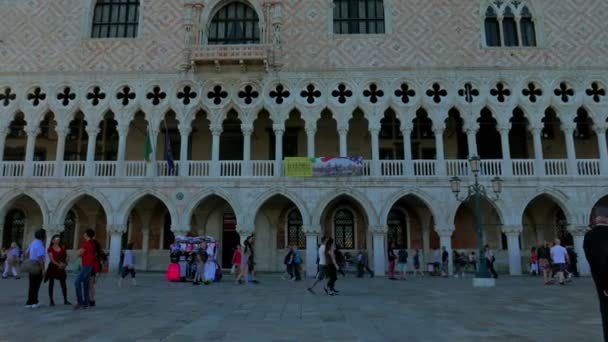 ヴェネツィアのサン マルコ広場ヴェネツィア イタリア 2015年年頃 — ストック動画