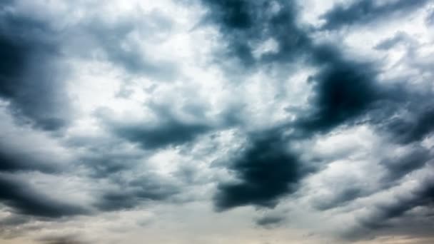 Fırtına Bulutları Hızlandırılmış — Stok video