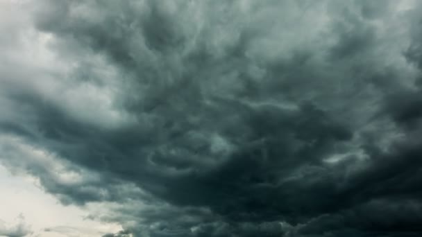 Nuvens Tempestade Dramáticas Lapso Tempo — Vídeo de Stock