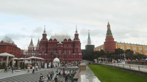 Moscow Rusya Federasyonu Yaklaşık Ağustos 2016 1812 Vatanseverlik Savaşı Moskova — Stok video