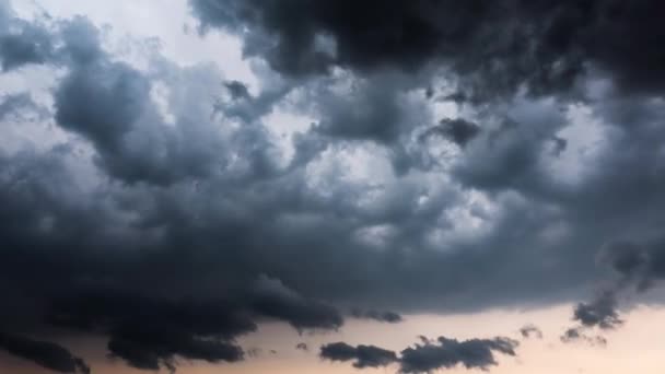 Storm Cumulus Clouds Time Lapse — Stock Video