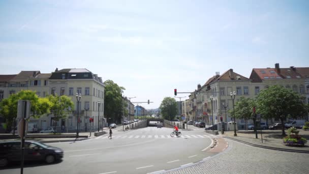 Brussel België Circa Juli 2018 Ren Avenue District Laken — Stockvideo