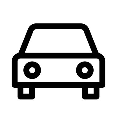 İzole arka plan üstünde araba kutsal kişilerin resmi