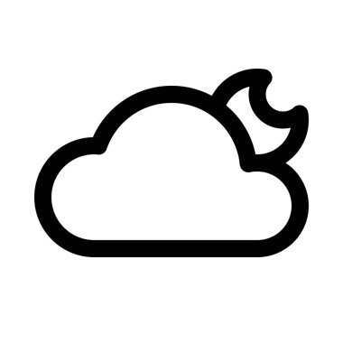 Vektör çizim hava satırı simgesi 