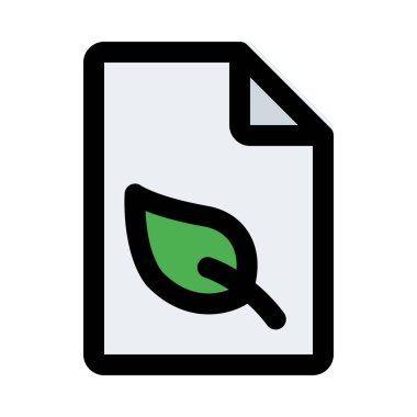 Geri dönüşümlü malzeme kağıt, vektör simgesi tasarım