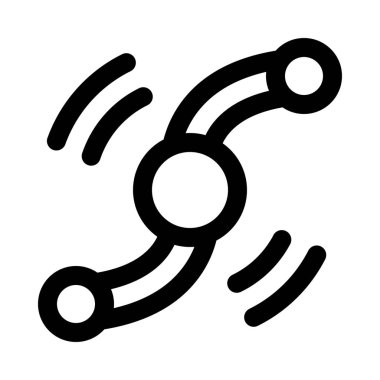 Spinner kutsal kişilerin resmi, vektör çizim kıpır