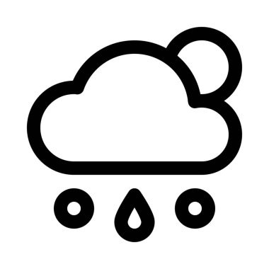 Vektör çizim hava satırı simgesi 