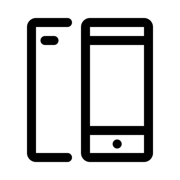 Telefon Web Icon Design Vektorillustration — Stockvektor