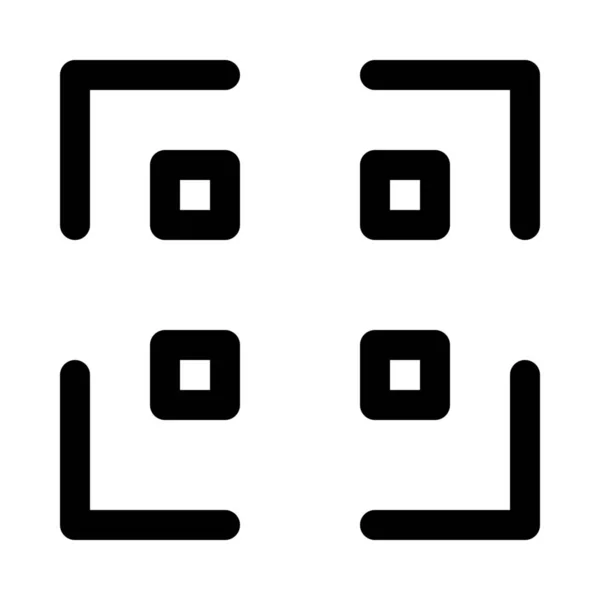 Grid Functie Van Camera Vector Pictogram Ontwerp — Stockvector