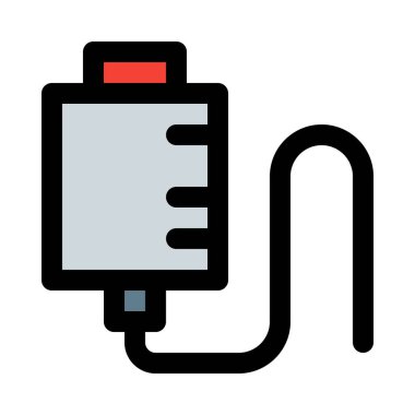 Sıvı infüzyon çanta, tıp vektör simgesi