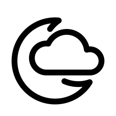 Vektör çizim hava satırı simgesi 