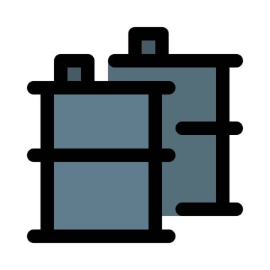 Petrol davul seti, vektör simgesi tasarım