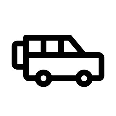 Pick-up araç izole arka plan üzerinde